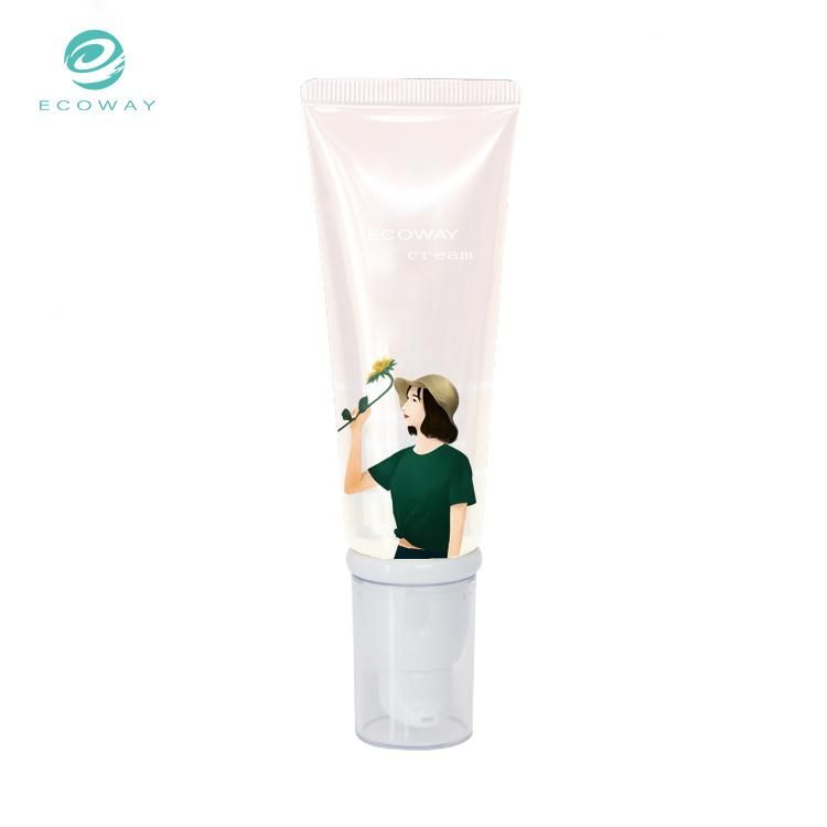 with Vacuum Pump Bb and Cc Cream Airless Plastic Cosmetic Tube