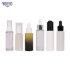 Skincare Packaging PETG 20ml 30ml Heavy Wall Clear Plastic Serum Lotion Bottle with Dropper or Pump