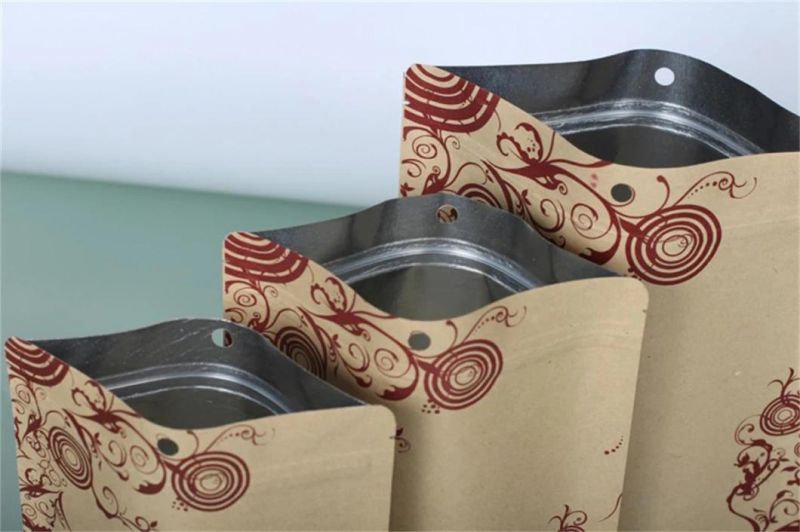 Printed Kraftpaper Bag with Zipper