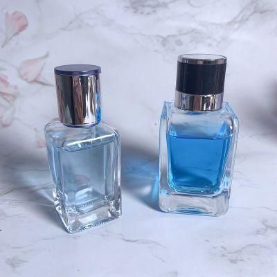 Perfume Bottle High Quality Fragrance Bottles Glass Perfume Bottle with Acrylic Rectangle Cap