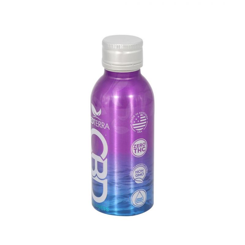 Disposable Aluminum Bottle with Custom Logo for Energy Drinks