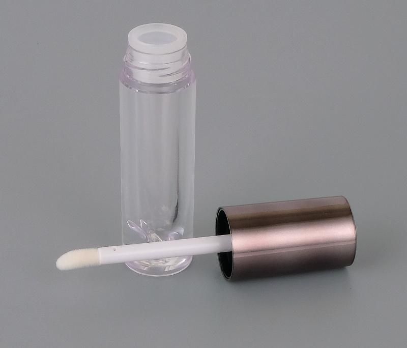 New Arrival 2.8ml Clear Lip Gloss Tube Brown Top Lip Gloss Packaging Custom Packaging Brown Top Lip Gloss Tubes