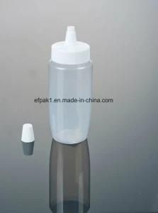 500g Plastic Honey Bottle Jam Bottle Ketchup Bottle with Sharpe Mouth