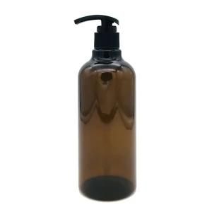 500ml Pet Plastic Boston Bottle Cosmetic Packaging Shampoo Bottle and Lotion Bottle