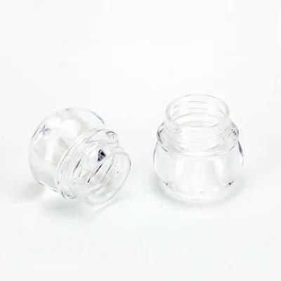 8g Mini Plastic Jar Sample Cosmetic Jar with Gold Lid