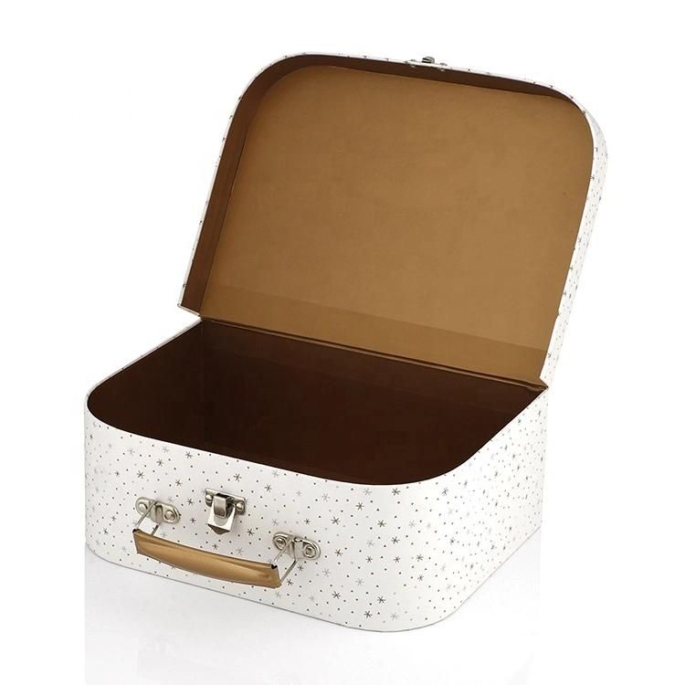 New Design Handmade Paper Cardboard Suitcase Gift Box
