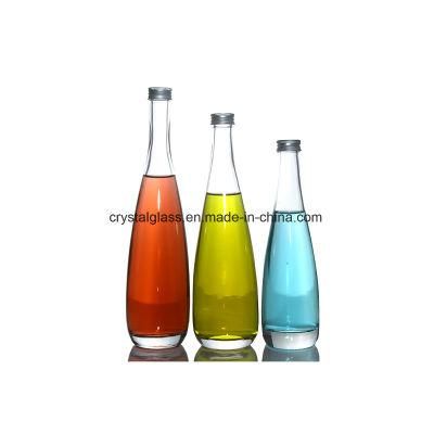 Free Sample Cone Shape Clear Alcohol Wine Beverage Glass Bottle 330ml