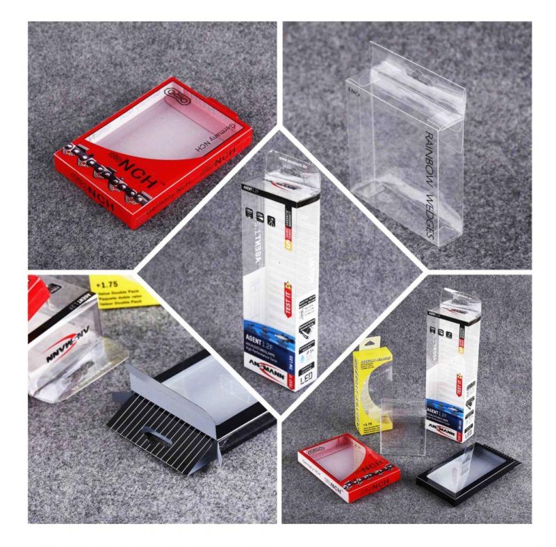 Manufacturer Custom PVC Pet PP Folding Transparent Packing Printing Plastic Box