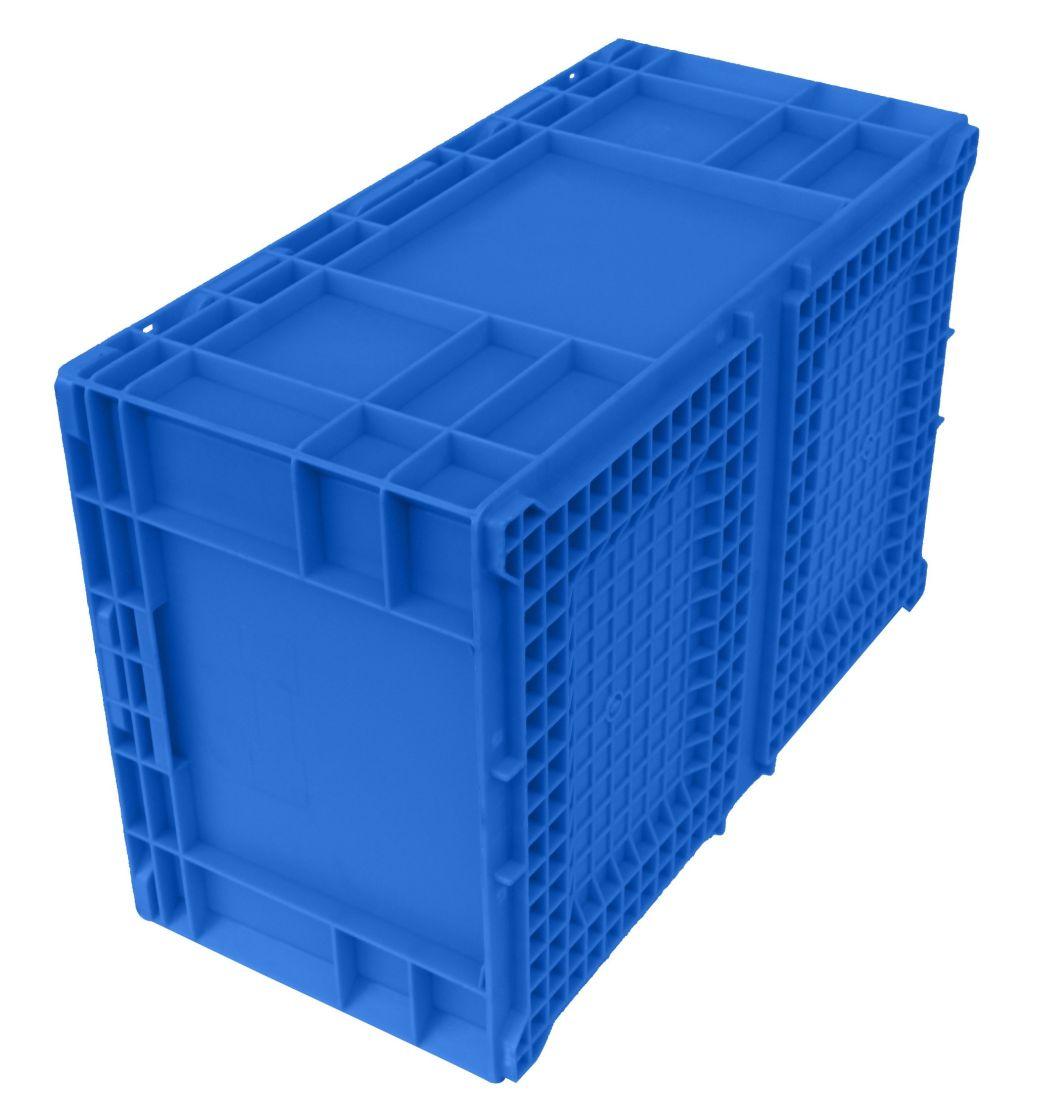 HP5d Plastic Turnover Logistics Container Box HP Standard Auto Parts Logistic Box Durable Opaque Plastic Storage Boxes