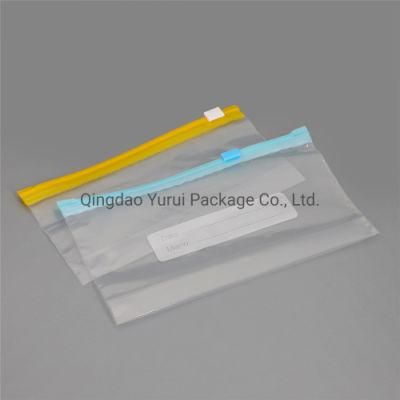 Transparent Easy Open Resealable Slider Self Sealed Bag