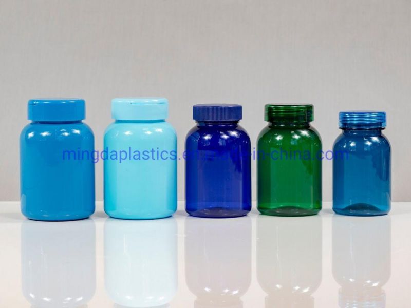 100ml Health Food Medicine Container Plastic Pet Round Vitamin Bottle