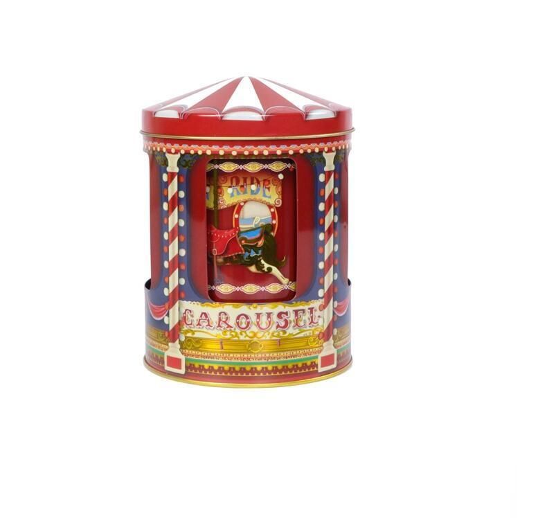 Factory Direct Price Music Carousel Tin Box for Children′s Day