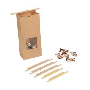 Kraft Paper Seed Bag Pouch Thickened Seed Bag Kraft Paper Bag with Tin Tie