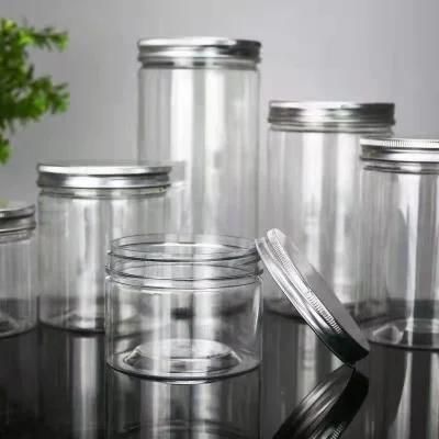 Cylinder Plastic Jar 8oz Plastic Jars with Lids