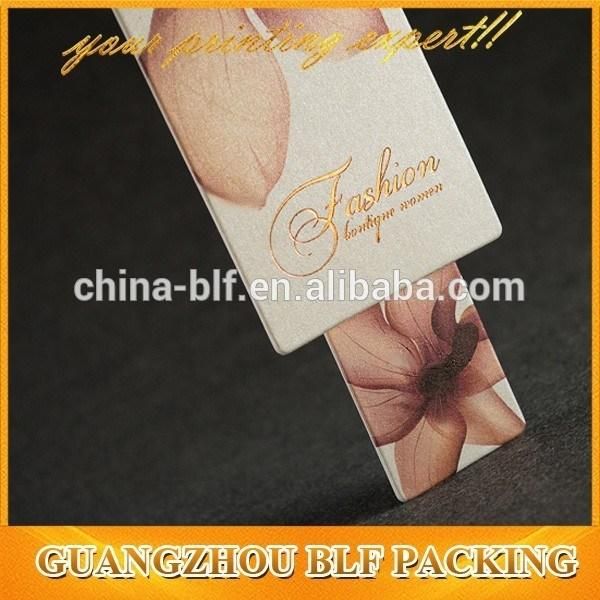 Custom Jewelry Tags Design Printed (BLF-T011)