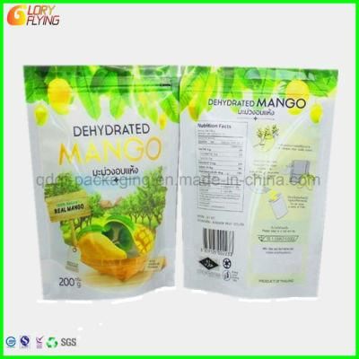 Stand up Plastic Food Bag with Zipper for Packaging