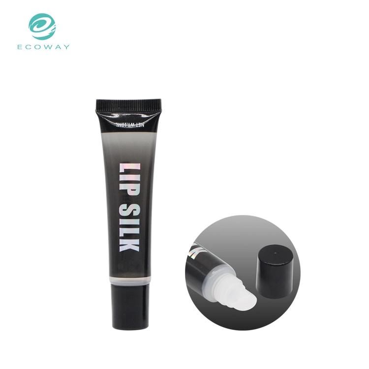 Custom Printing Empty Round Black Gradient Lip Gloss Tube Packaging 1 Buyer