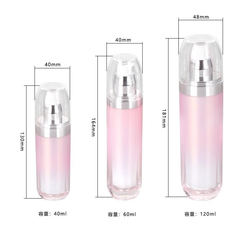 40ml 60ml 120ml Latest Design Acrylic Cream Luxury Lotion Pump Bottle