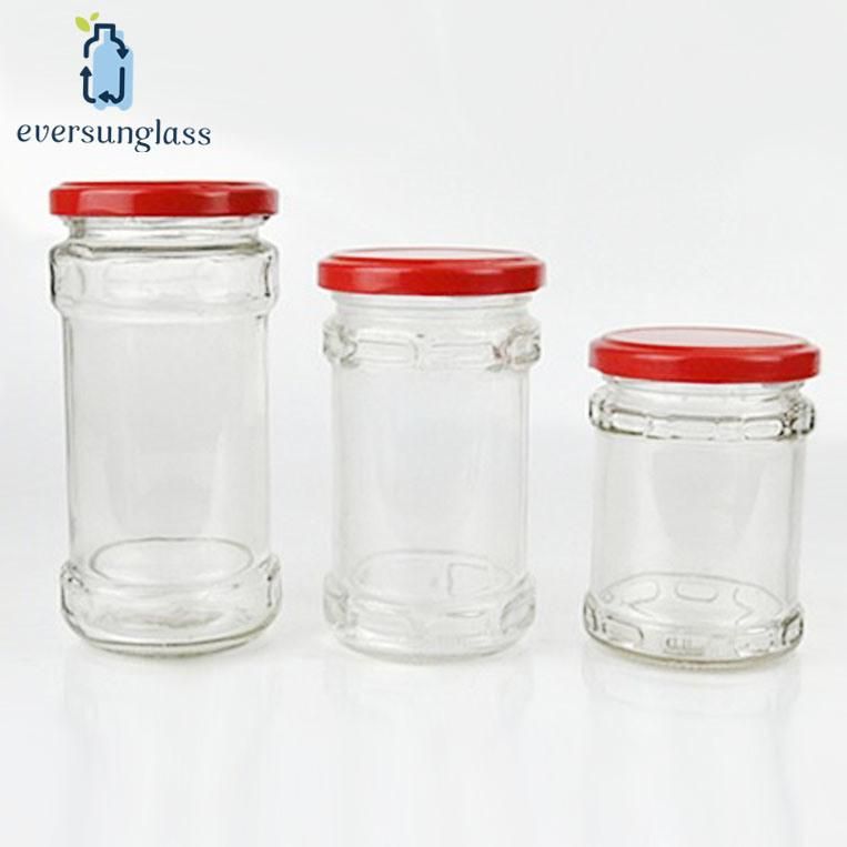 Beef Chili Sauce Glass Jar 250ml 280ml Food Storage Jar