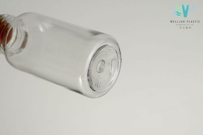 30ml Pet Round Transparent Bottle with Flip or Press Cap