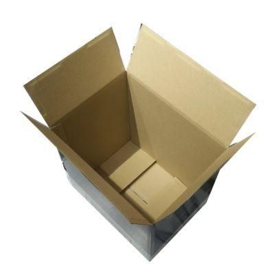 Large Black Corrugated Paper Packing Box