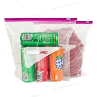 Biodegaradale Eco Friendly Leakproof Transparent Reclosable Slider Bag