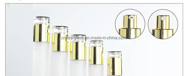 30g 50g Golden Caps Cream Jar for Cosmetic Use in Store