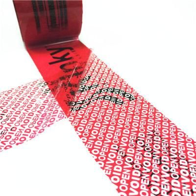 Sealing Tamper Evident Security Labels Custom Void Sticker Tape