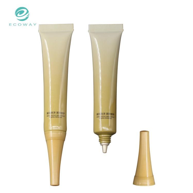 Skincare Eye Cream Packaging Plastic Cosmetics with Long Nozzle Tube