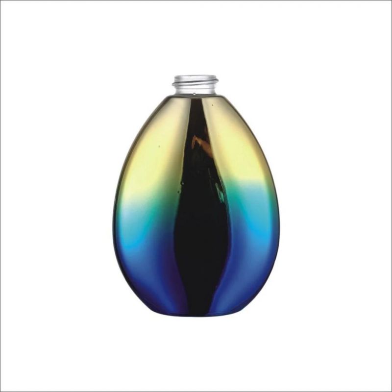 100ml UV Coated Perfume Bottle Surface Metallized Glass Bottle