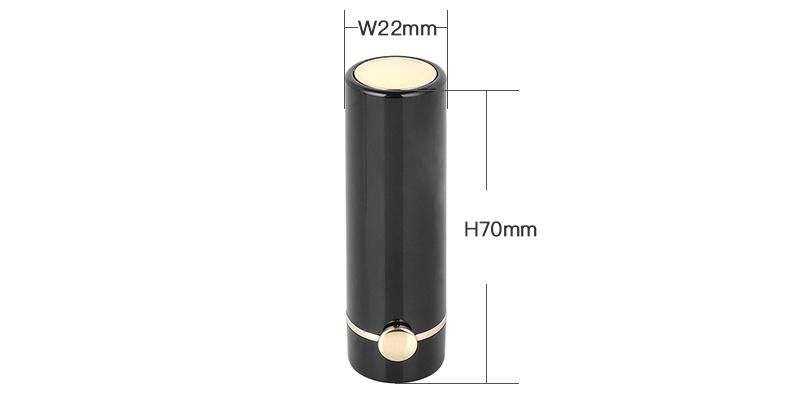 Manufacturer Price Empty Custom Round Black Makeup Containers Lipstick Tube for Lipstick Packaging
