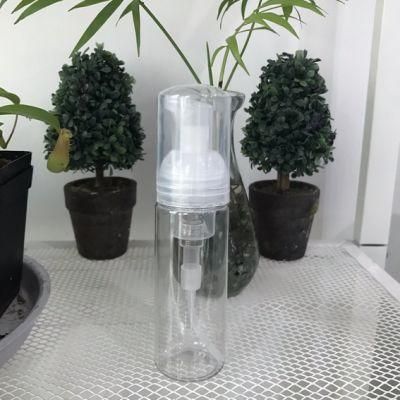 50ml Pet Plastic Transparent Round Cosmetic Foam Pump Bottle