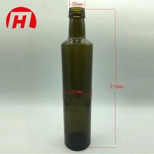 Round Olive Oil Glass Bottle with Screw Top Wholesale