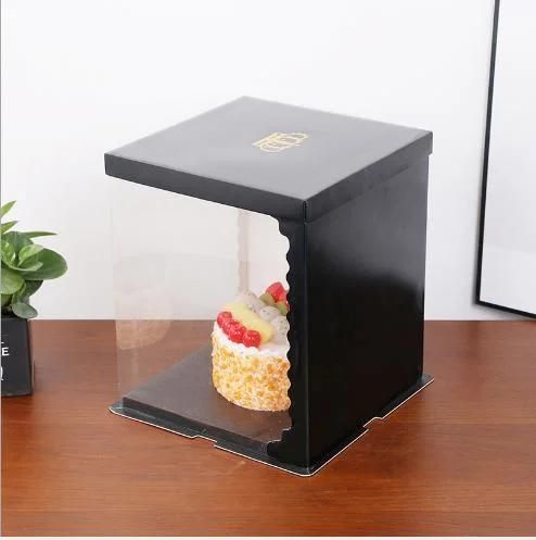 Wholesale Portable One Good Times Cake Tray Melaleuca Square Birthday Wedding Party Pastry Baking Cupcake Shaped Paper Shaped Packaging Box Free Base and Logo