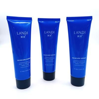 Face Clean Foam Customized Packaging Cosmetic Plastic Body Lotion Tube