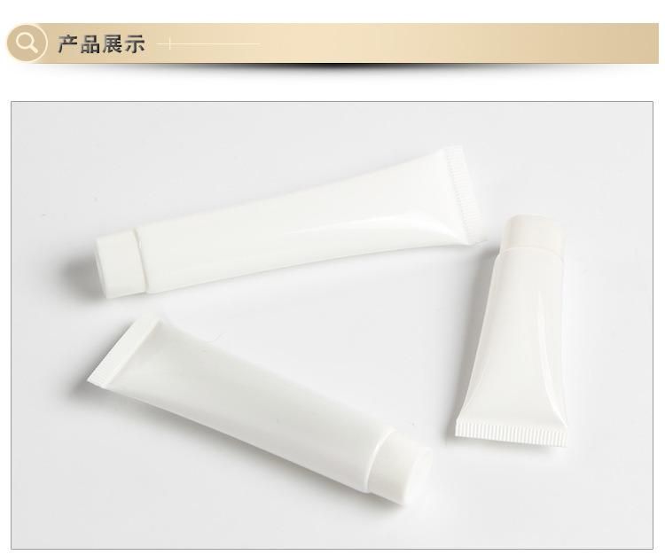 10g Mini Trial Cleansing Milk Packaging Plastic Bottle 15g Hose 20g Sample PE Toothpaste Bottle