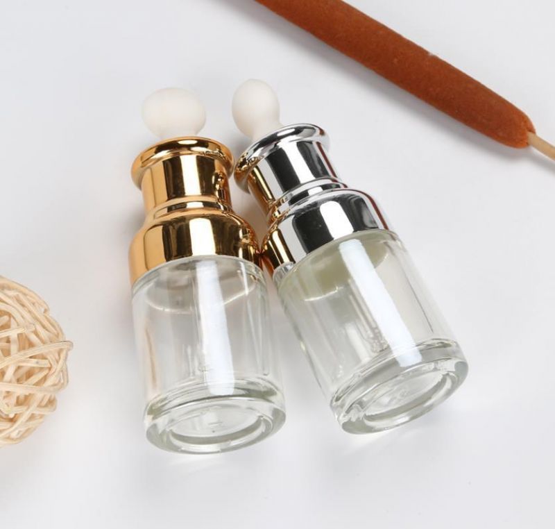 Luxury 20ml/30ml/50ml Flint Essential Oil Dropper Glass Bottle