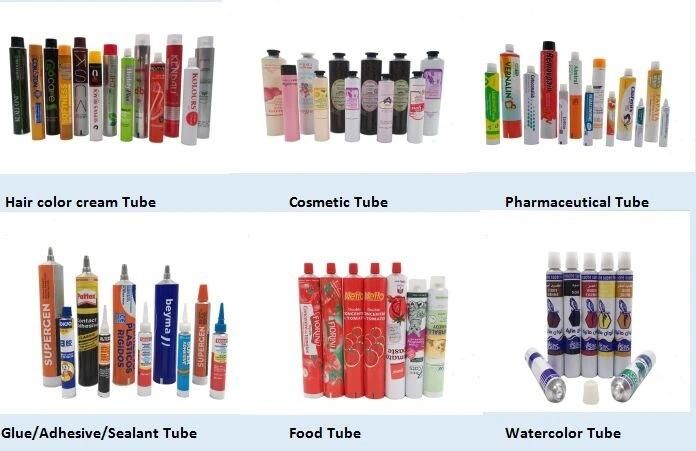 Hair Coloring Cream Hair Dyes Cosmetic Tube Aluminum Collapsible Tubes Cosmetic Packaging Tube