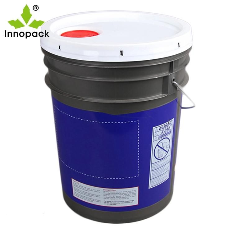 Custom Size Logo 5gallon Plastic Pails 20L Paint Bucket with Lids