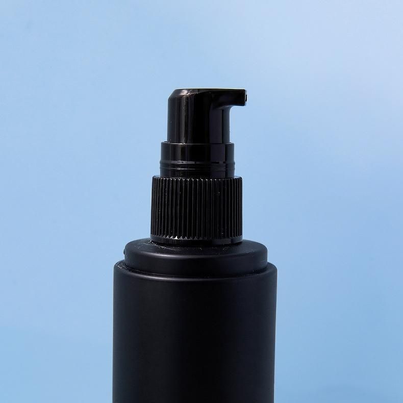 20mm Neck Finish 100ml 120ml 150ml 180ml Black Pet Bottle Tone/Lotion/Serum Bottle Cosmetic Packaging