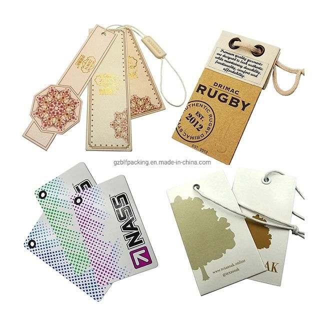 Custom Design Clothing Paper Tags