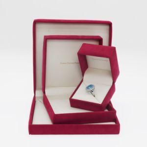 Custom Luxury Velvet Ring Jewelry Gift Packaging Box