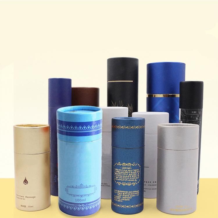 Customized Cylindrical Tube for Gifts, Skin Care Products Packaging Boxes