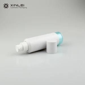 New Products 30ml Cosmetic Packaging Airless Bottle with Blue Bottom