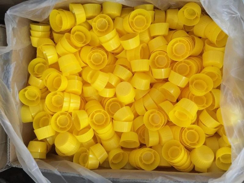 Screw Striped Closure Plastic Bottle Cap