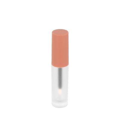 Wholesale Customized Empty Round Matte Plastic Makeup Container Cosmetic Packaging Lip Gloss Tube