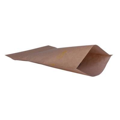 Eco Friendly Compostable Recyclable Flat Bottom Stand up Side Gusset Tin Tie Coffee Bag with Valve