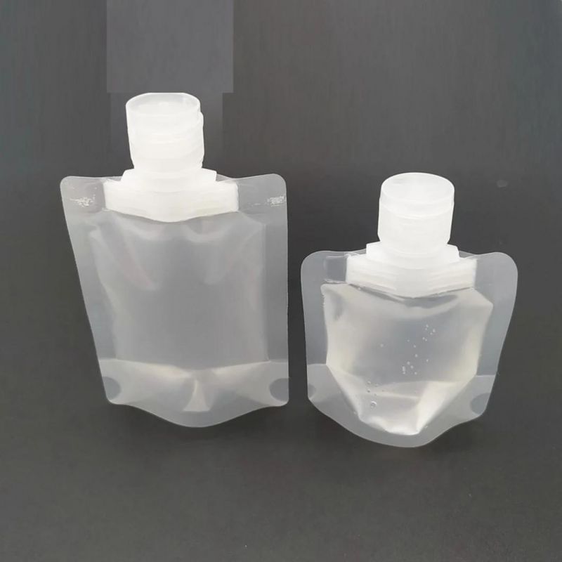 Hand Sanitizer Gel Packing Spout Bag Hand Rub Plastic Bag