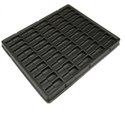 Plastic Black Thermoform Trays ESD Antistatic Tray