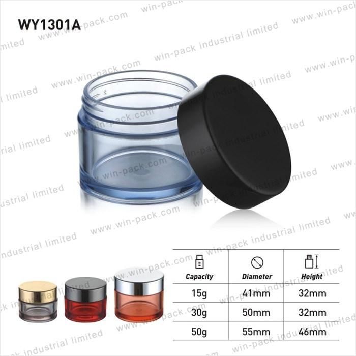 Hot Product Empty Cosmetic 15ml Acrylic Jar with Paint Different Color